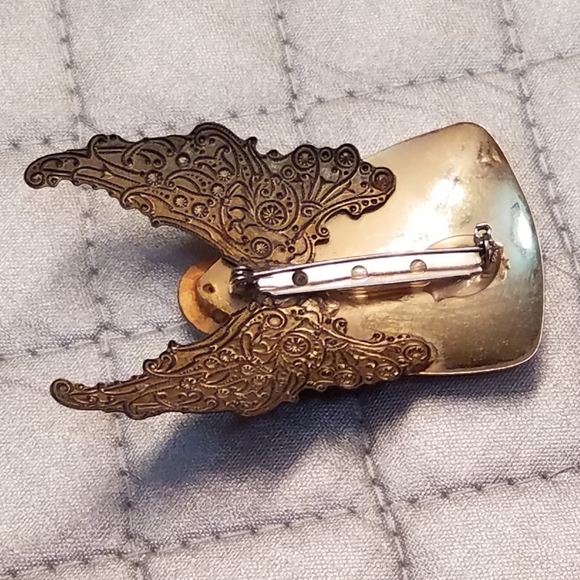 Vintage Angels of Love pin brooch - Picture 3 of 4